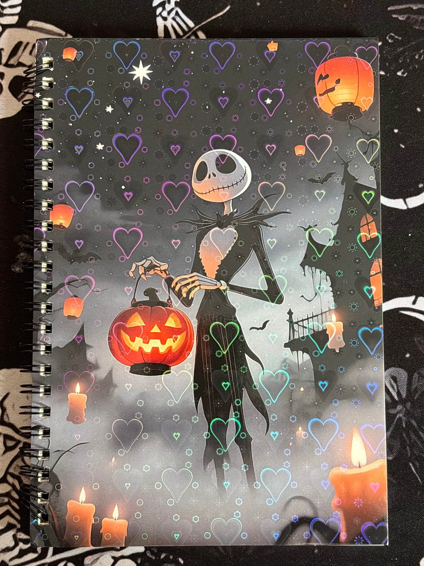 Halloween Printed Holographic Notebooks