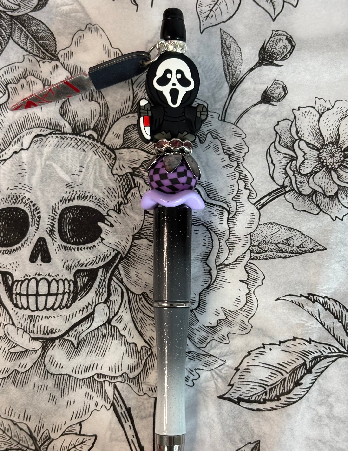 Spooky Theme Silicone Focal Pen