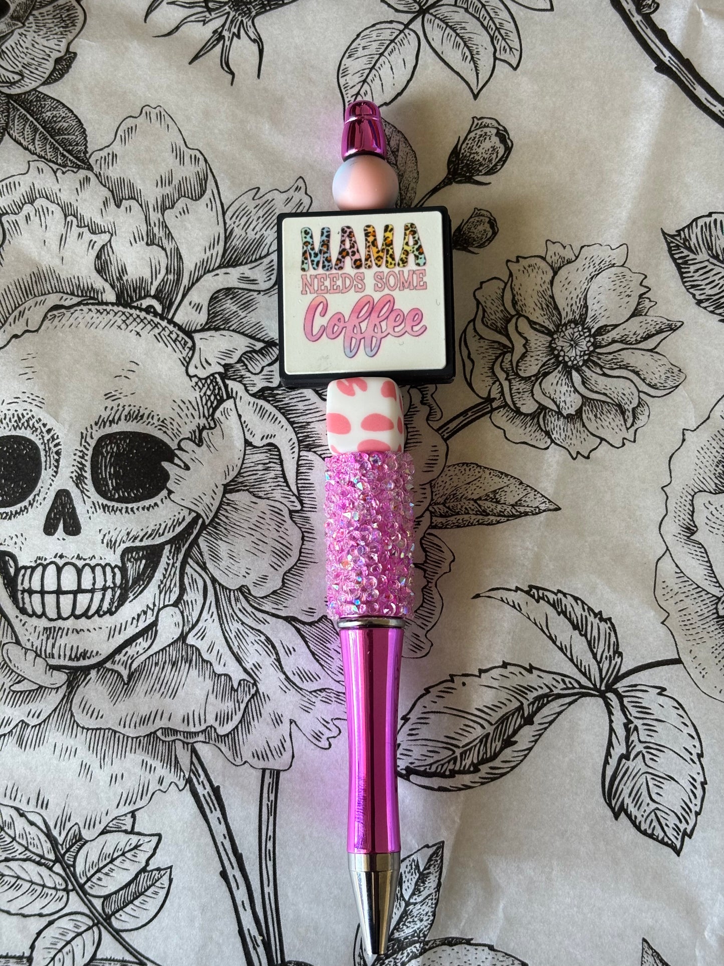 Coffee Theme Silicone Focal Pen