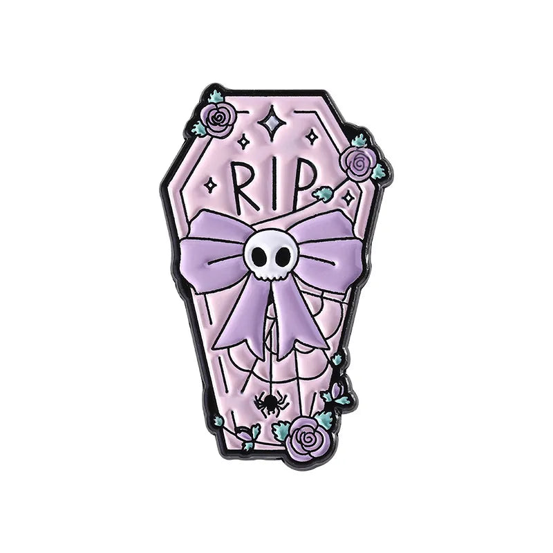 Spooky Enamel Pins