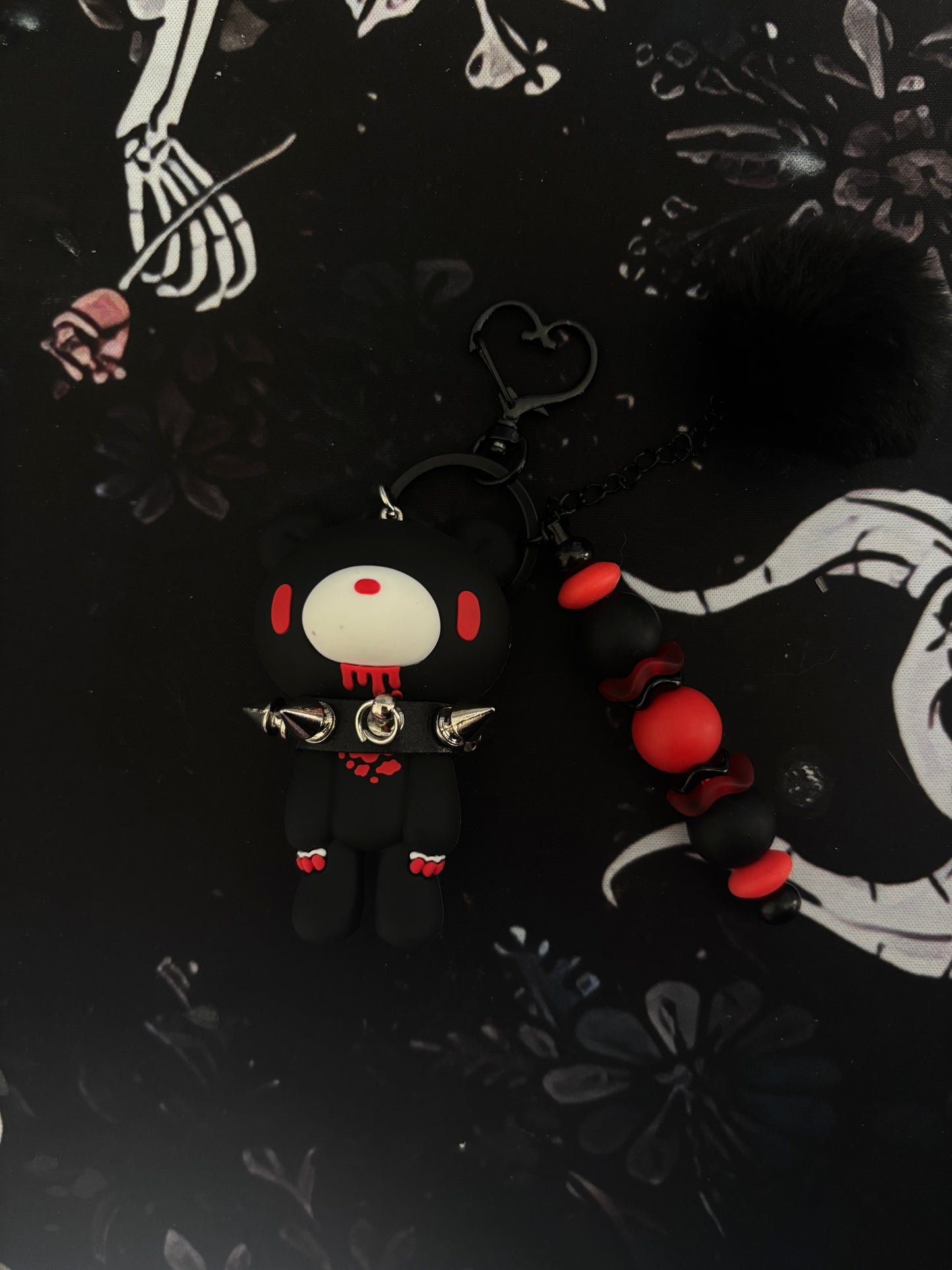 Demonic Bear Keychain