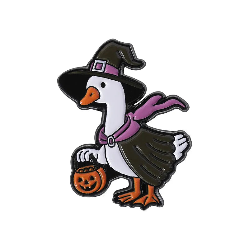 Spooky Enamel Pins