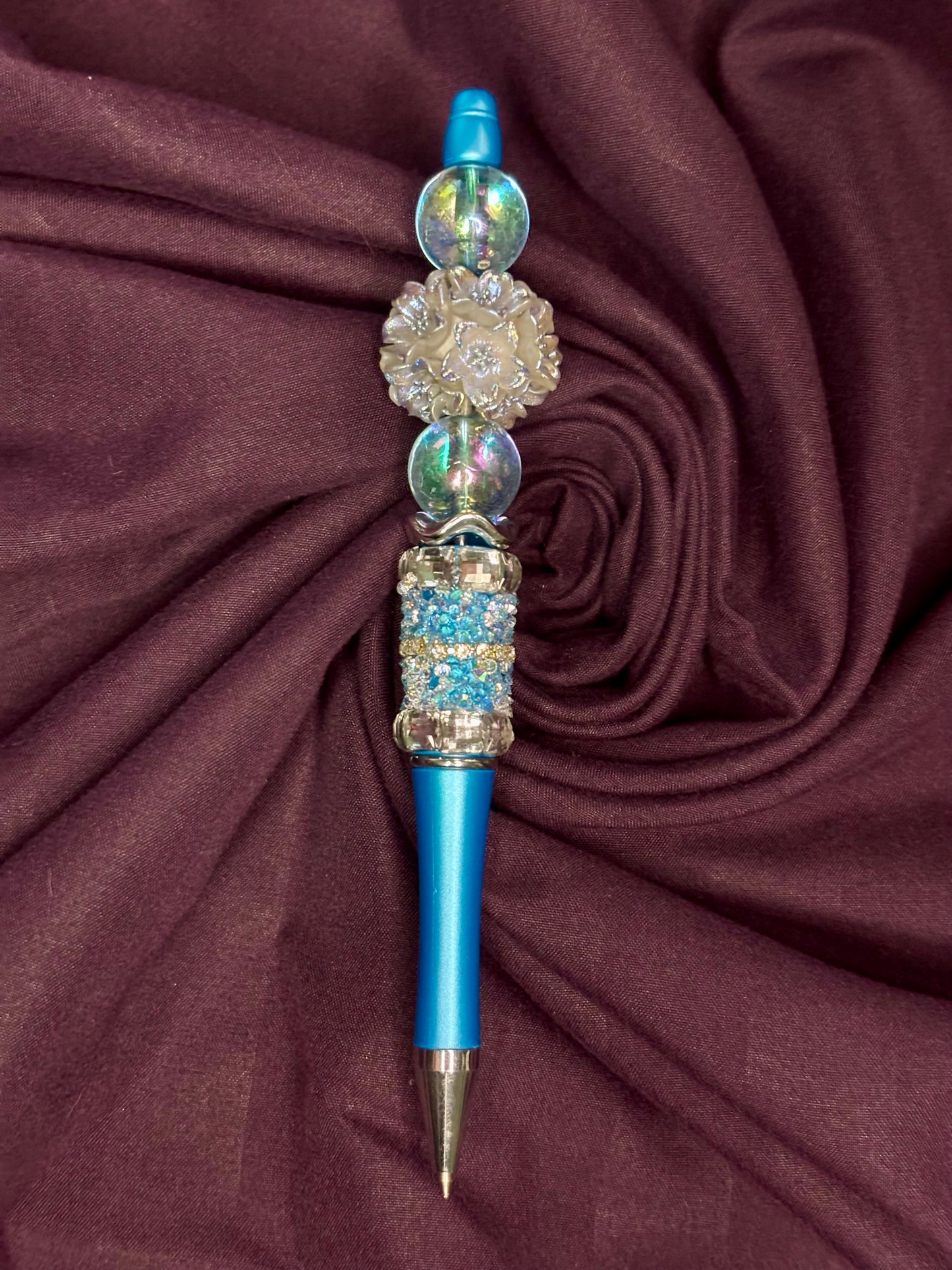 x Iridescent Flower Bead