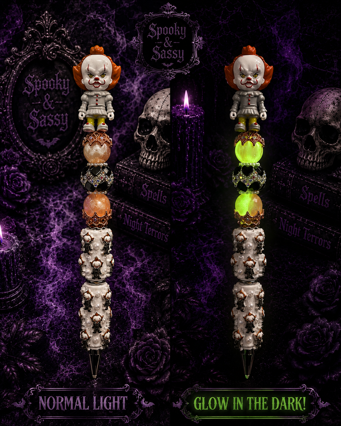 🎈 Serial Topper Horror Pens 🖤🔪