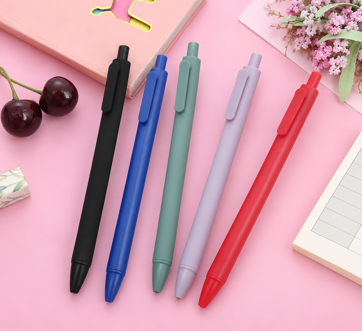 Macaron Click Pens – Sweet, Simple & Colourful