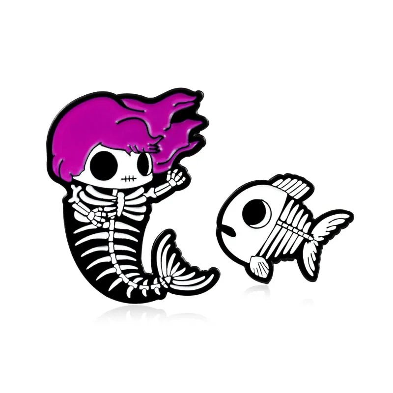 Spooky Enamel Pins