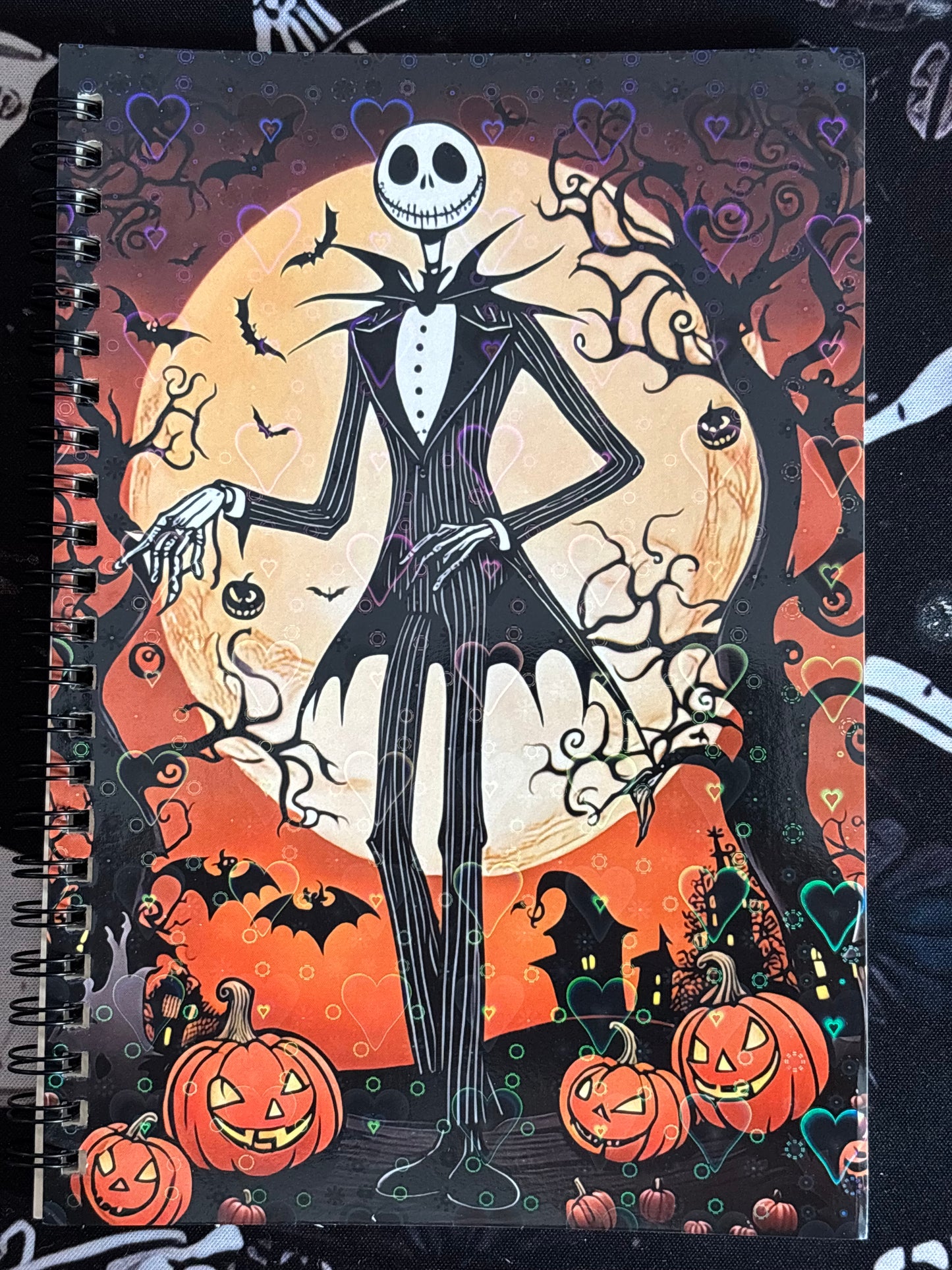 Halloween Printed Holographic Notebooks