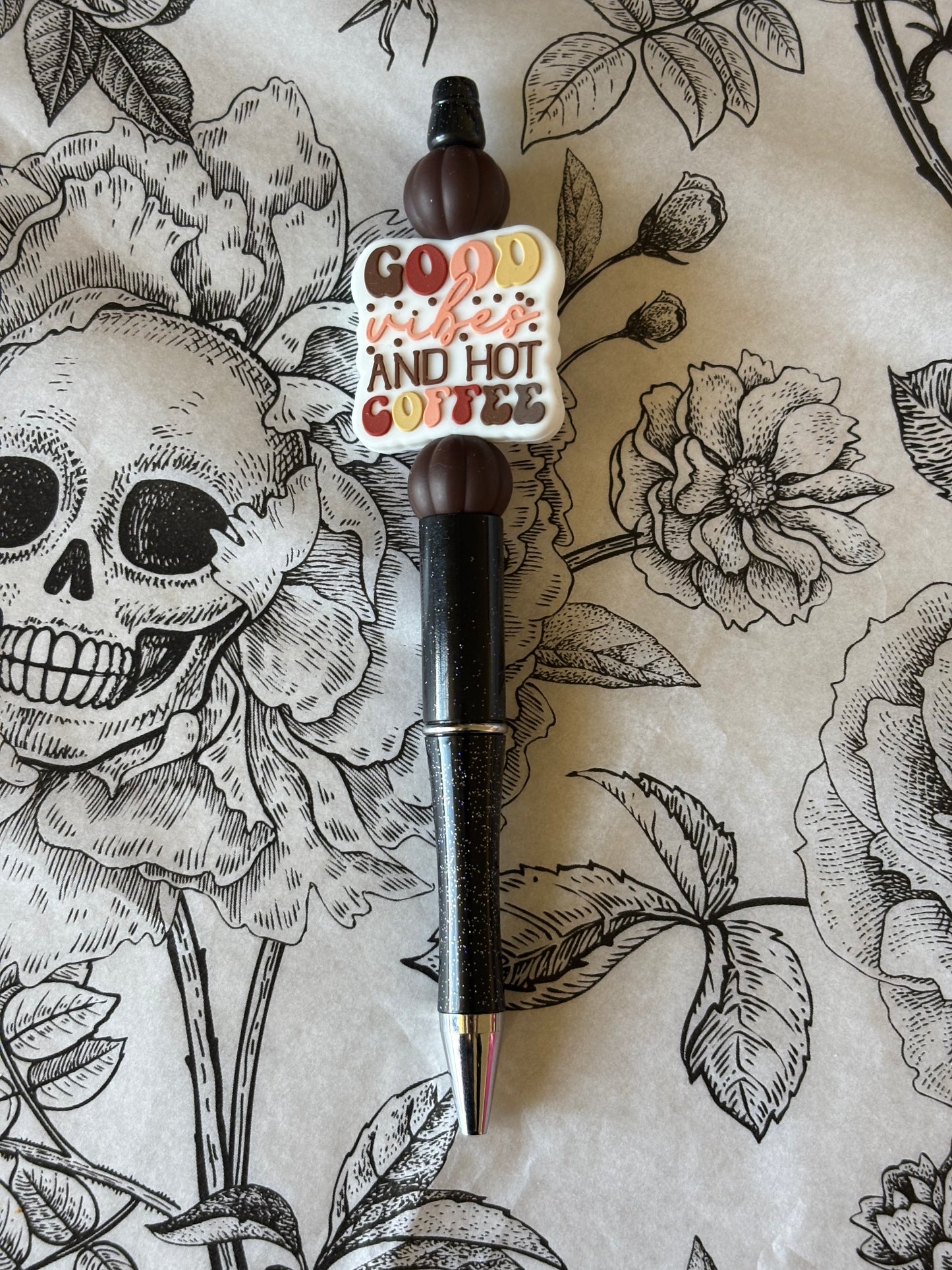 Coffee Theme Silicone Focal Pen