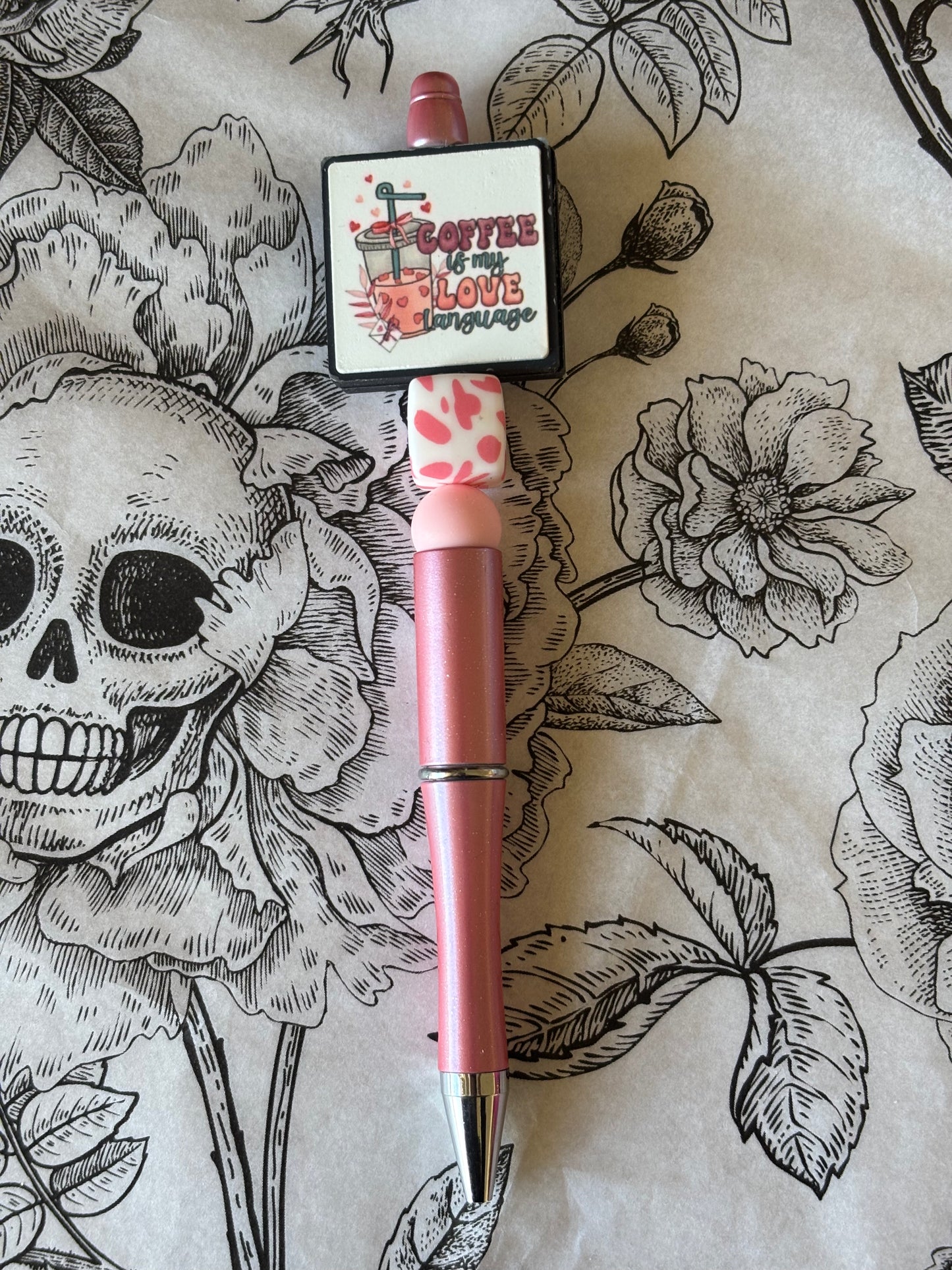 Coffee Theme Silicone Focal Pen