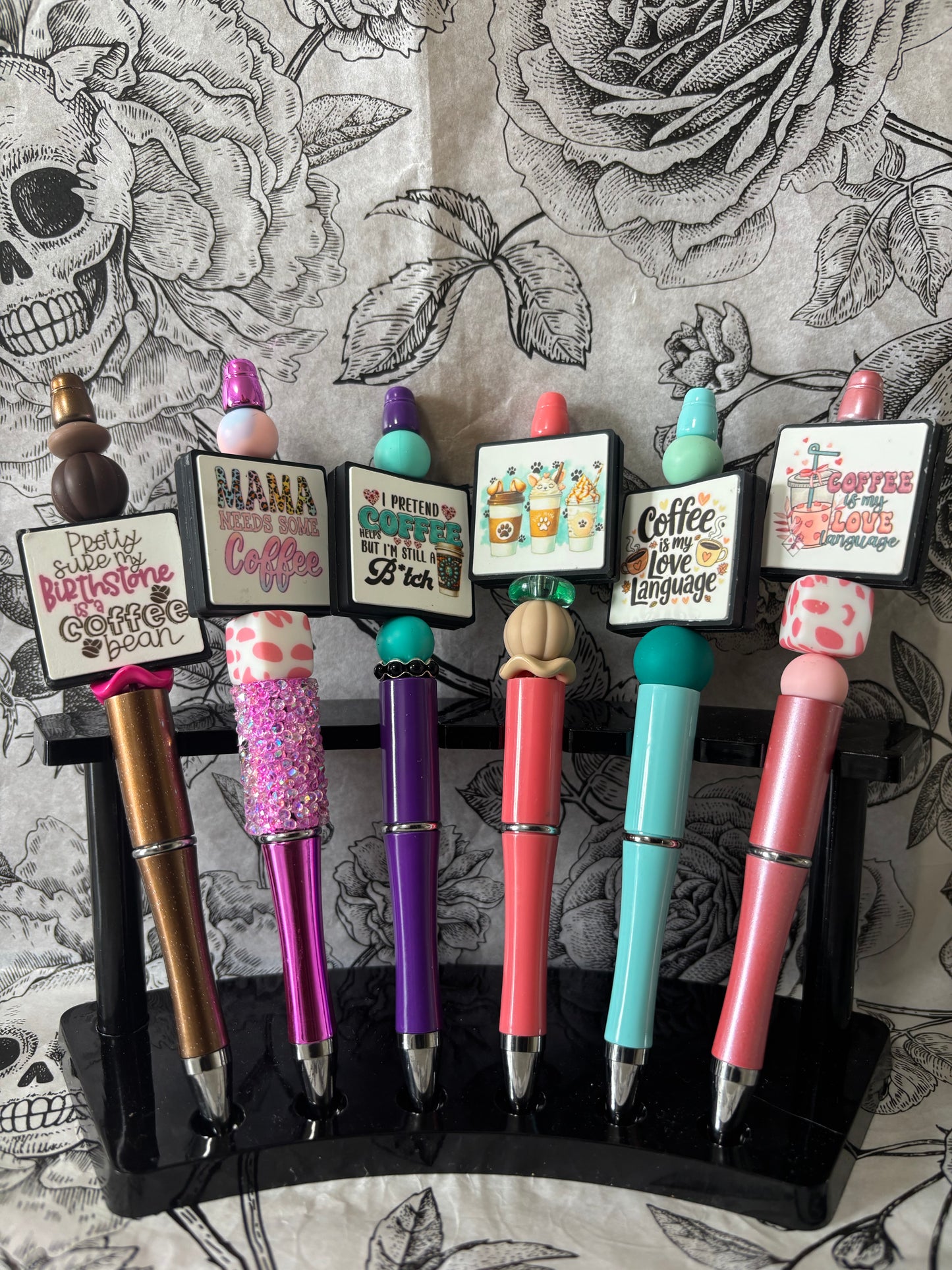 Coffee Theme Silicone Focal Pen